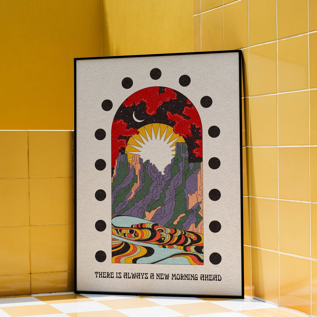 'A New Morning Ahead' Art Print (white)-0