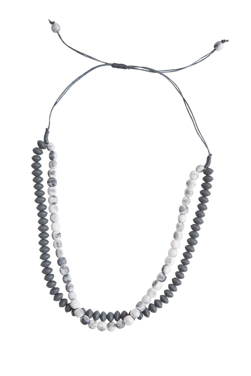 Naomi necklace GREY One Size