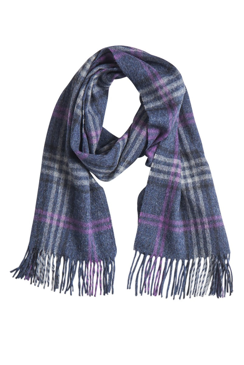 Caroline Scarf PURPLE/BLUE One Size