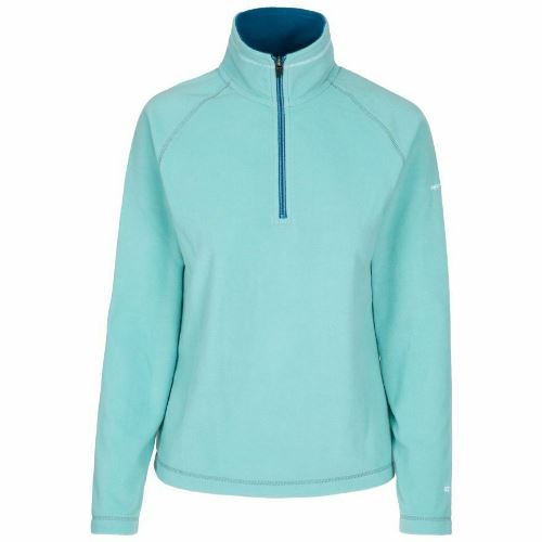 Ladies Trespass Skylar Half Zip Top Fleece Jumper-11