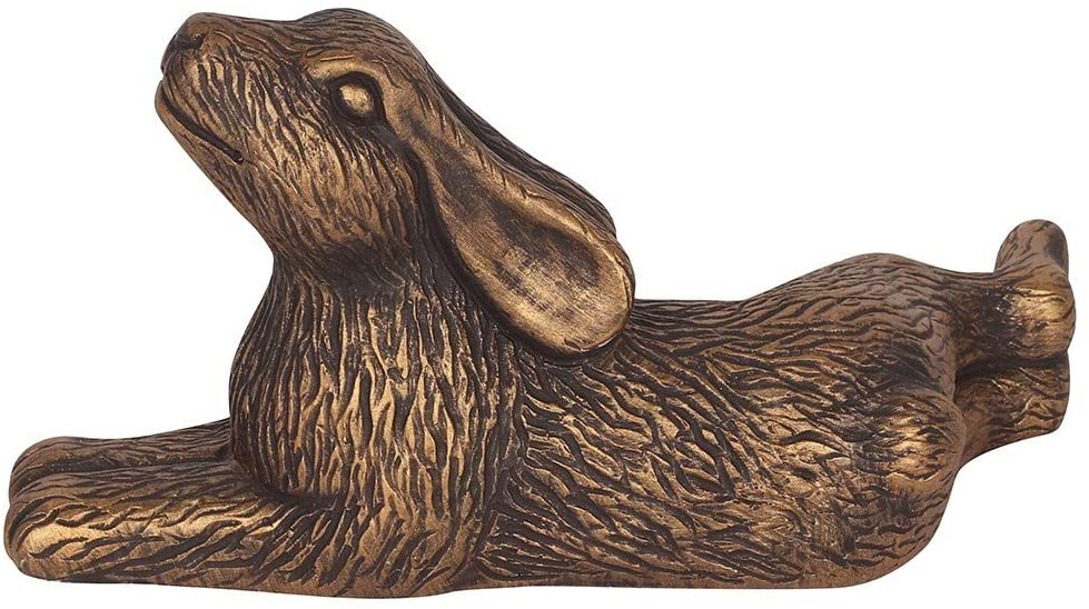 Bronze Terracotta Hare Garden Ornament-0