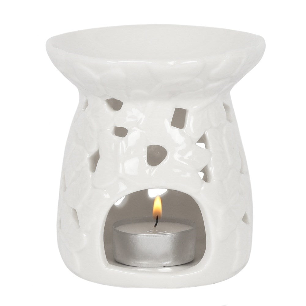 Embossed Butterfly Oil & Wax Melt Aromatherapy Burner-0