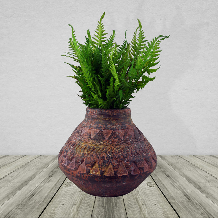 30cm x 40cm Aztec Rustic Large Planter-0