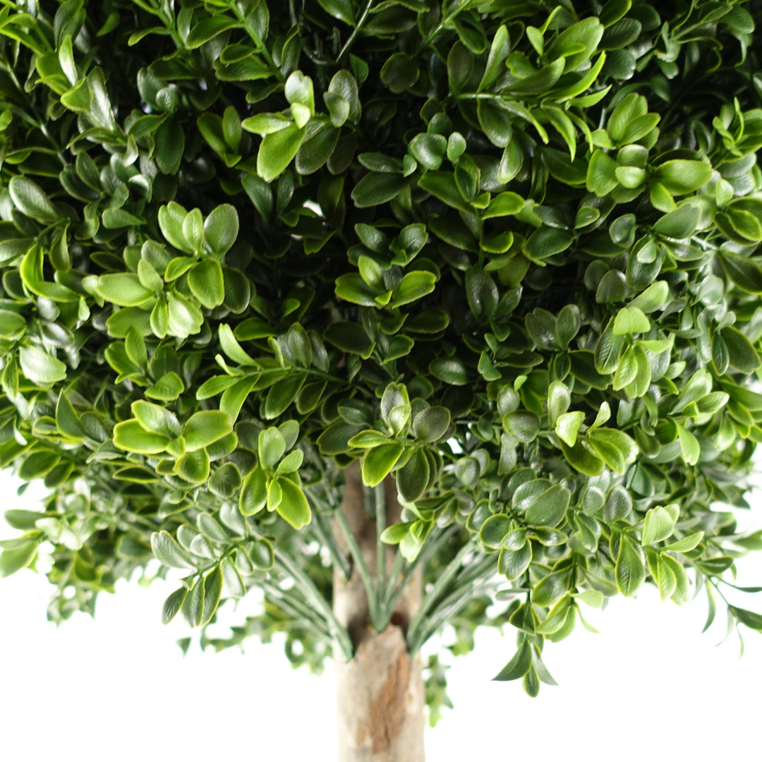 140cm Buxus Ball Artificial Tree UV Resistant Outdoor Topiary-1