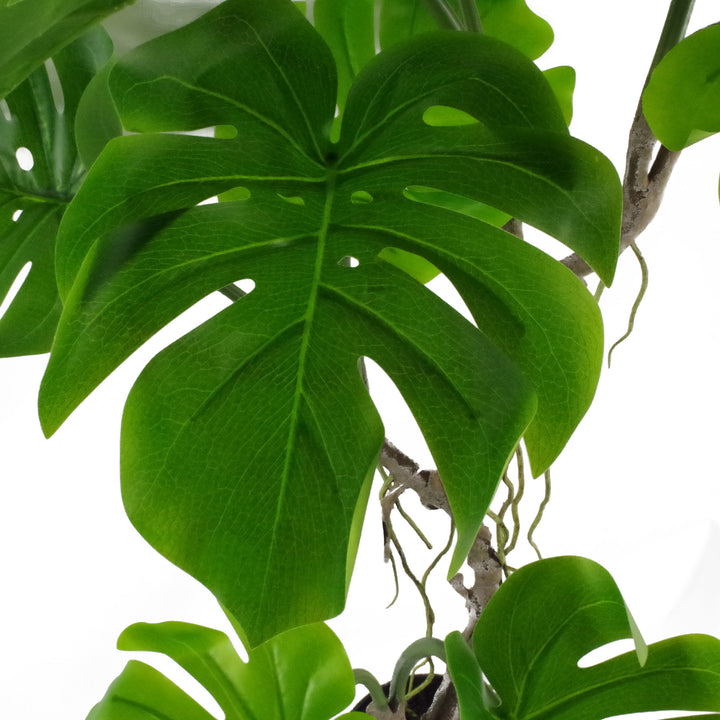 120cm Artificial Twisted Stem Monstera Plant-1