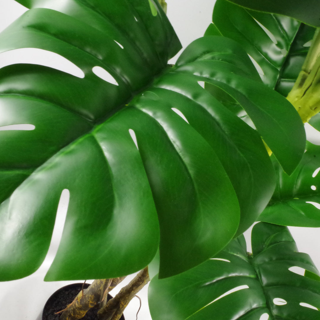 120cm Artificial Twisted Stem Monstera Plant-5