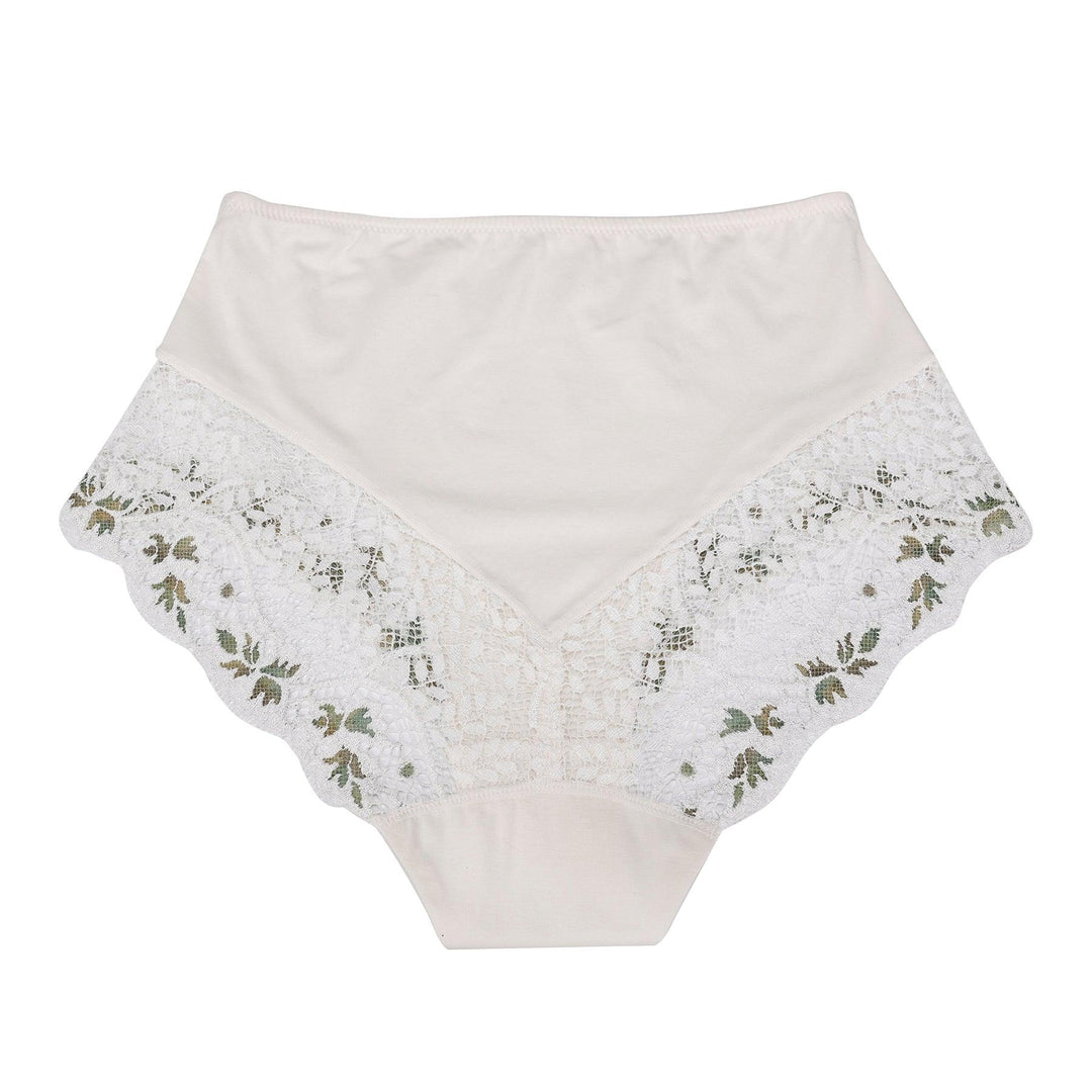 Nova - High Waisted Silk & Organic Cotton Full Brief-1