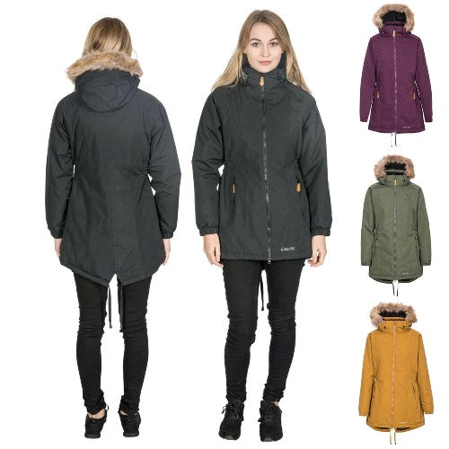 Ladies Trespass Celebrity Waterproof Padded Coat-0