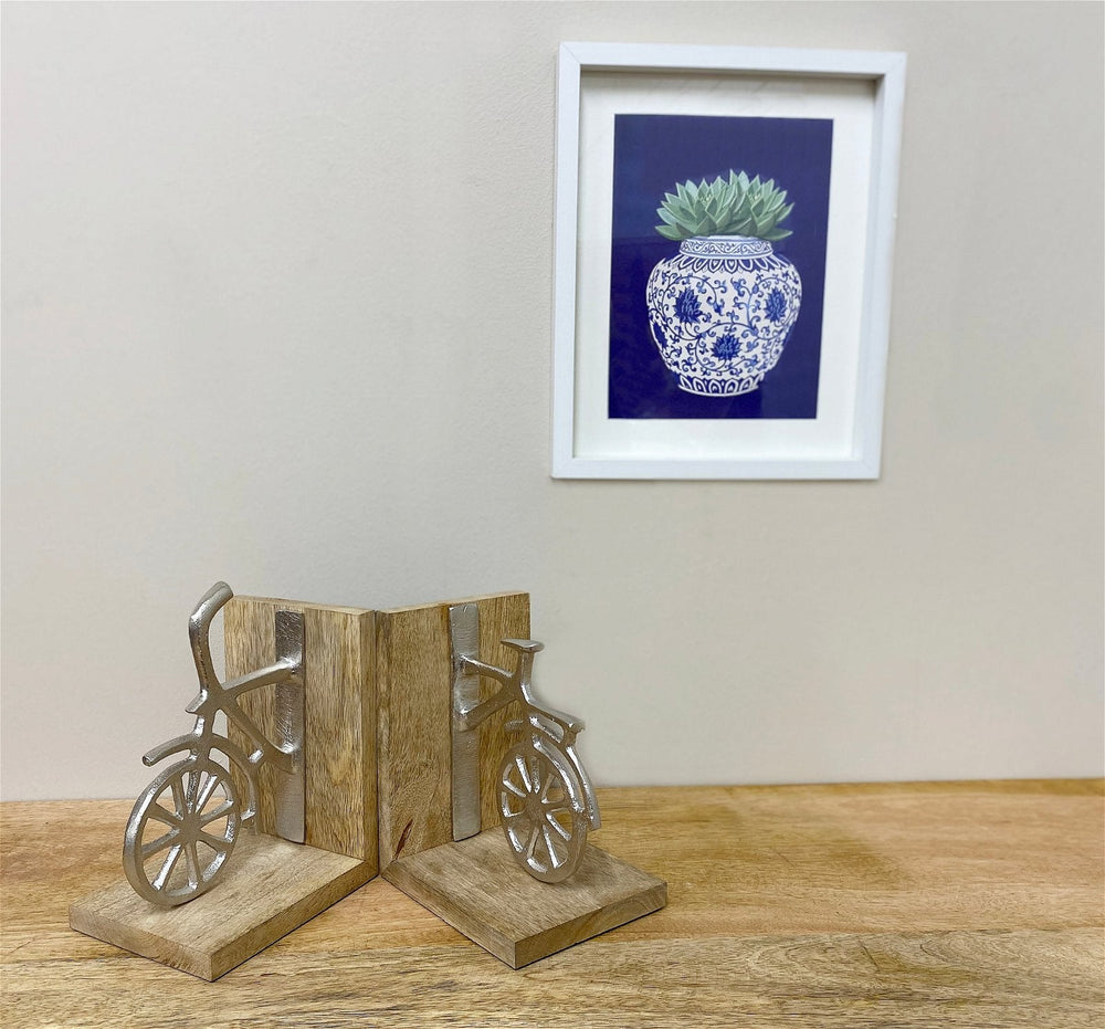 Set of Two Bicycle Bookends-1