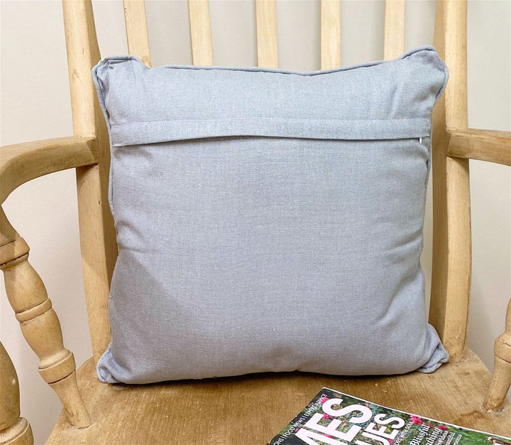 Scatter Cushion With A Grey Heart Print Design 37cm-2