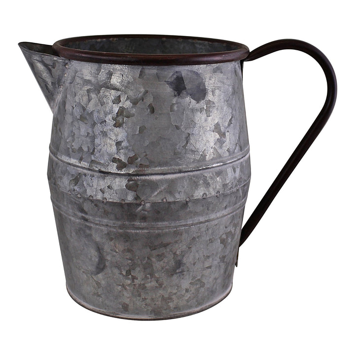 Vintage Style Metal Jug Garden Planter, Small-0