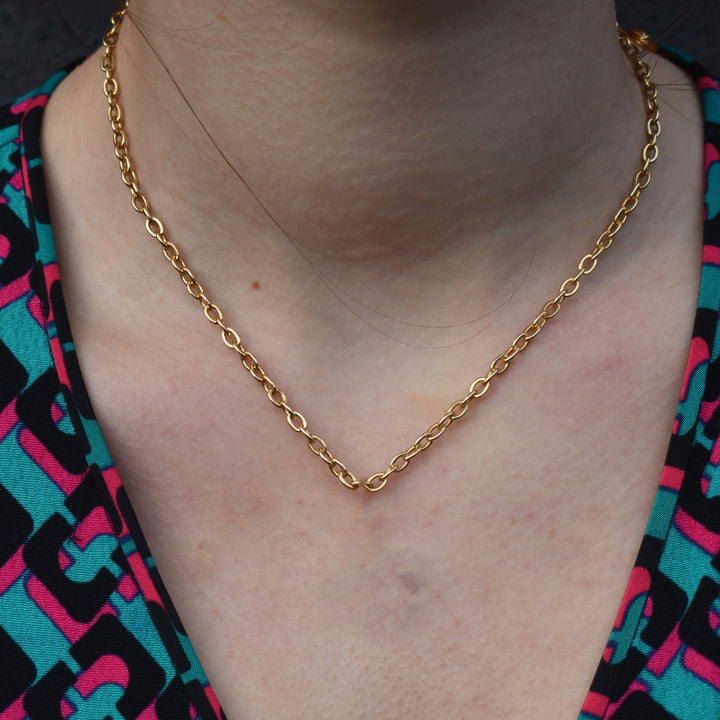 Ultimo Gold chain necklace | by Ifemi Jewels-3