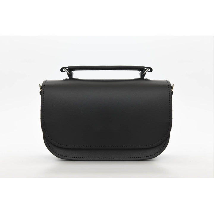 Aura Handmade Leather Bag - Black-0