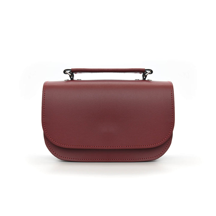 Aura Handmade Leather Bag - Oxblood Red-0