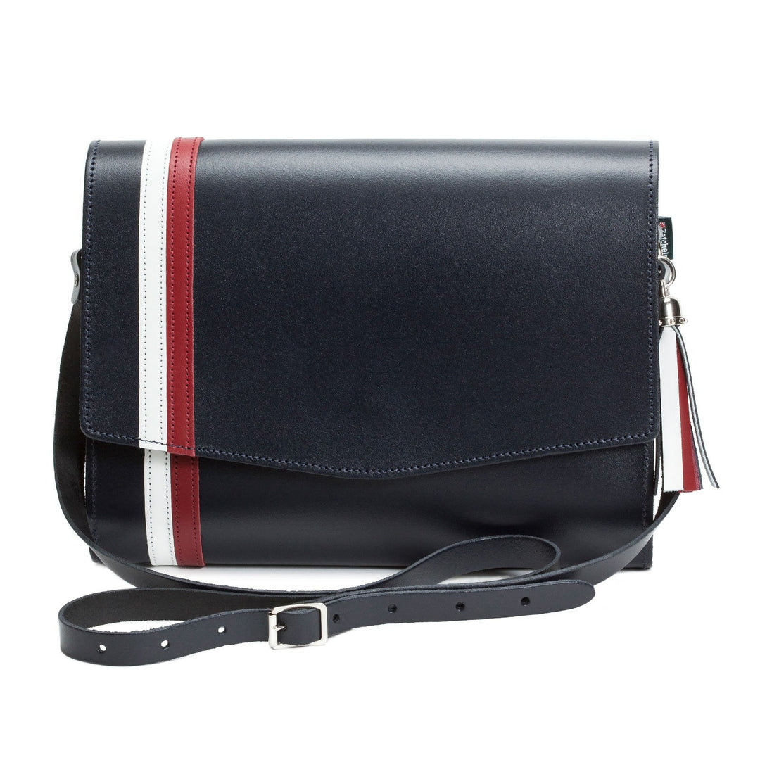 Leather Shoulder Bag - British Edit-0