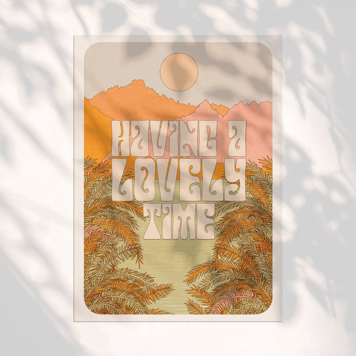 'Having A Lovely Time' Art Print-3