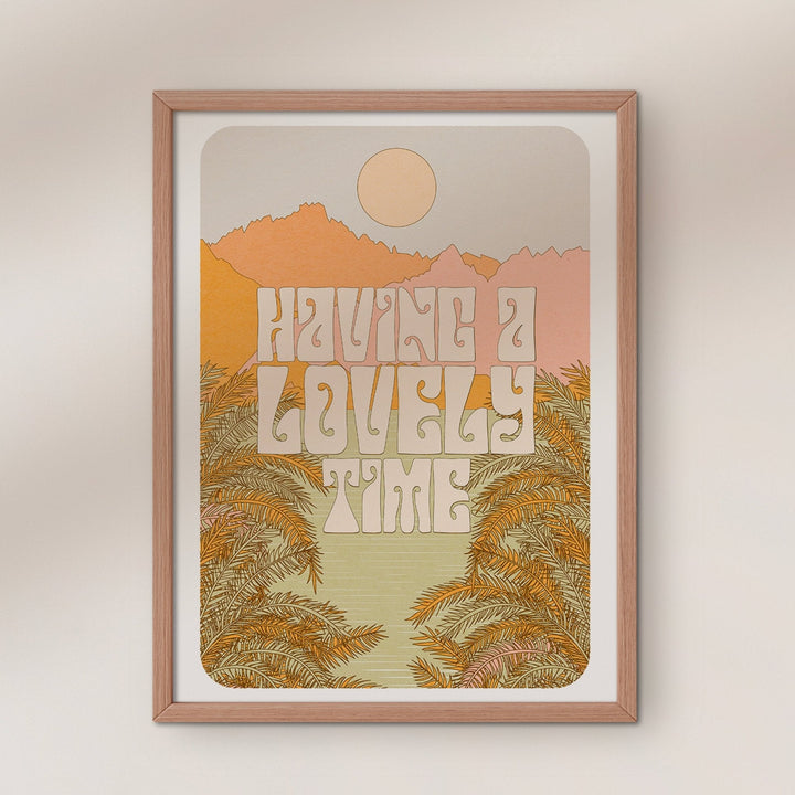 'Having A Lovely Time' Art Print-2