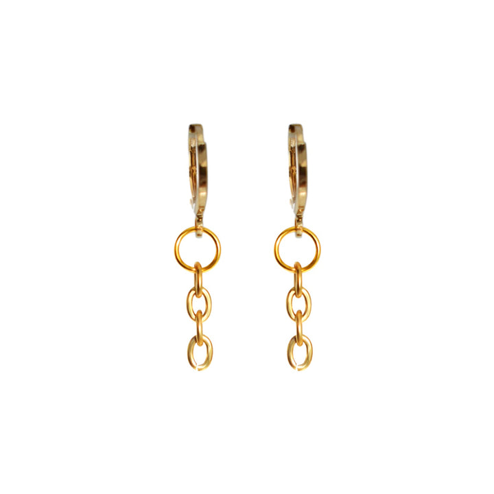 Minimalist Chain Drop Earrings | by Ifemi Jewels-2