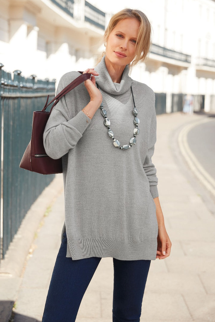 Merino Roll Neck Tunic - 4 Colours Available