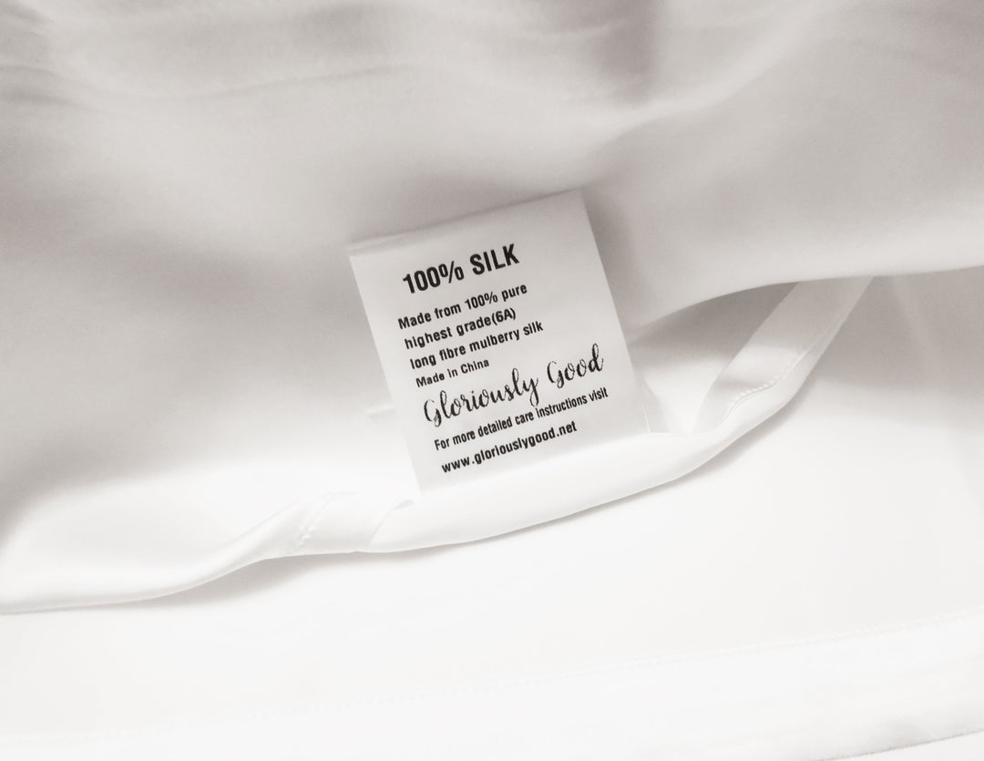 White Mulberry Silk Pillowcase For Gloriously Good Hair & Skin-1