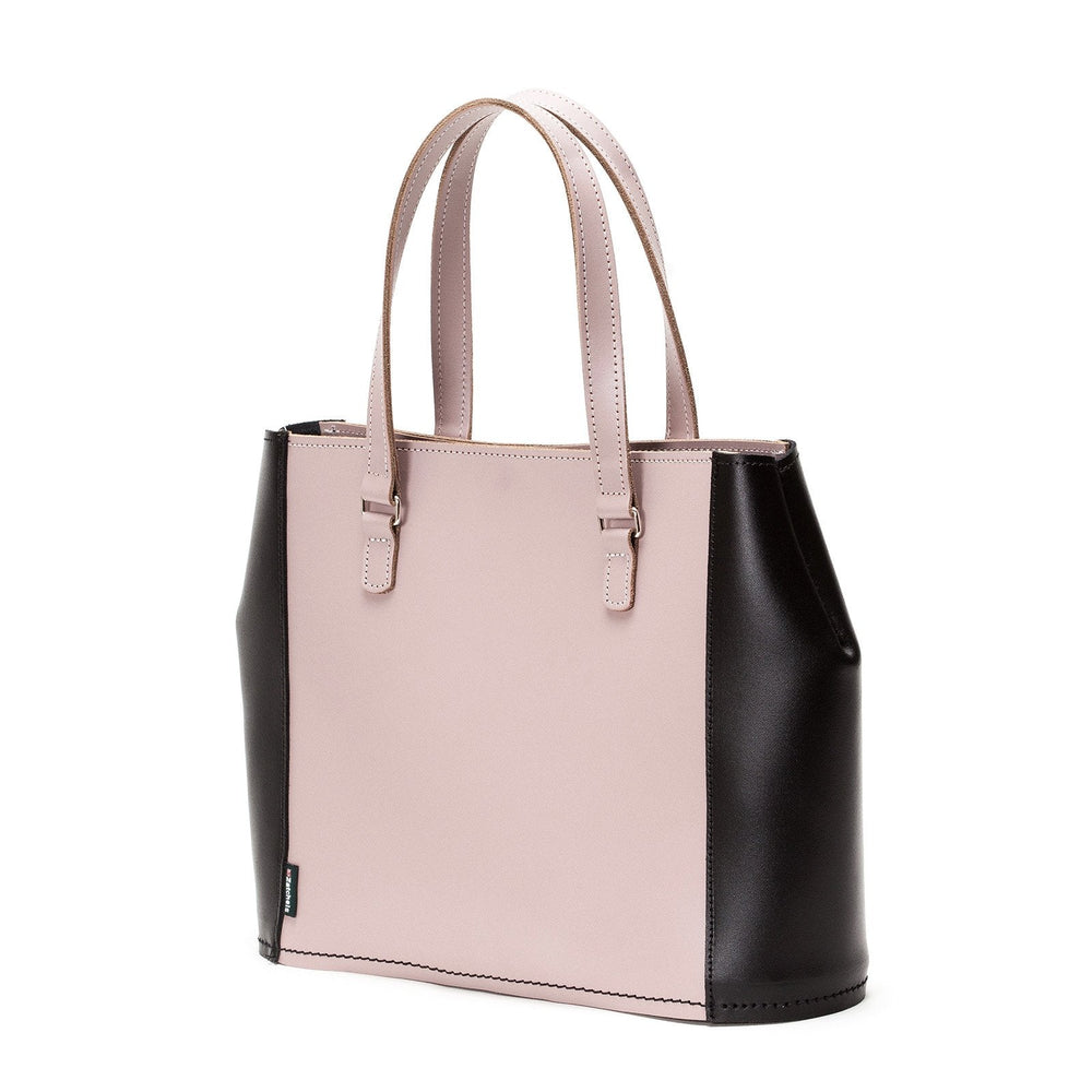 Leather Tote Bag - Rose Truffle-1