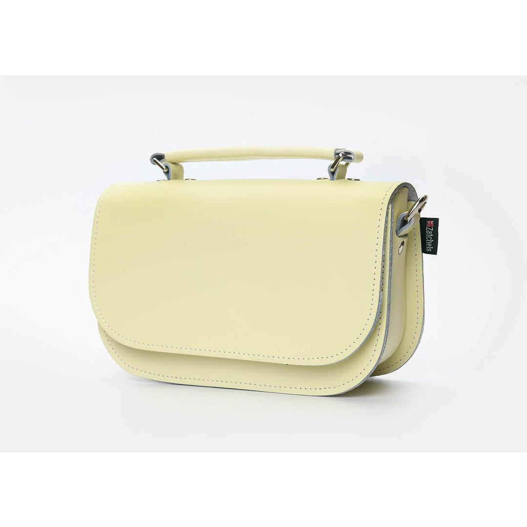 Aura Handmade Leather Bag - Cream-1