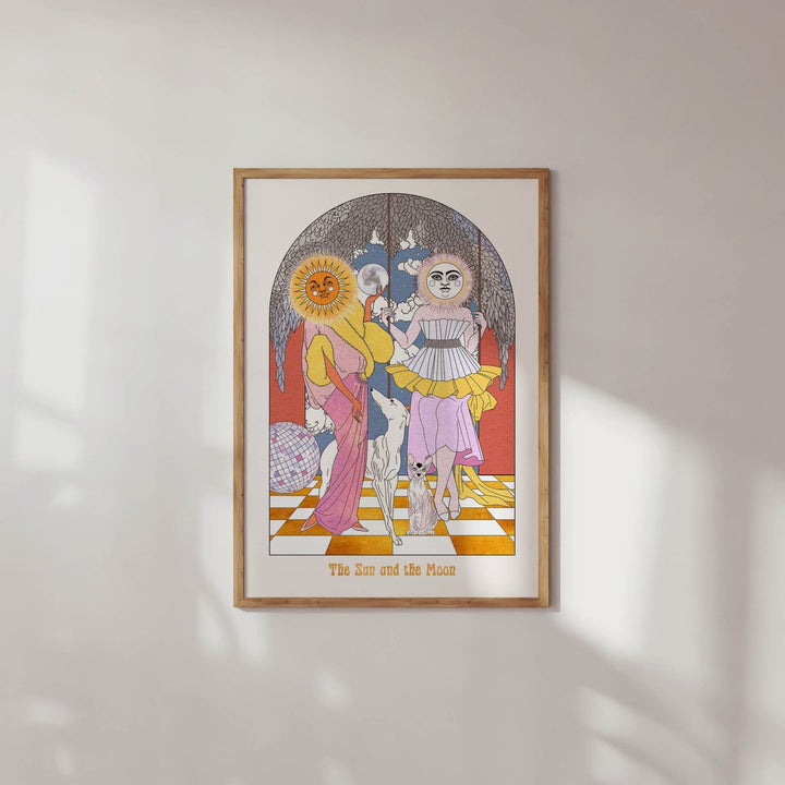 'The Sun and the Moon' Art Print-1