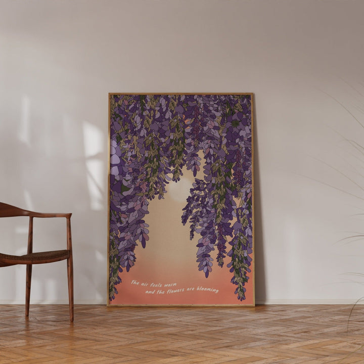 'Wisteria and Sun' Art Print-3